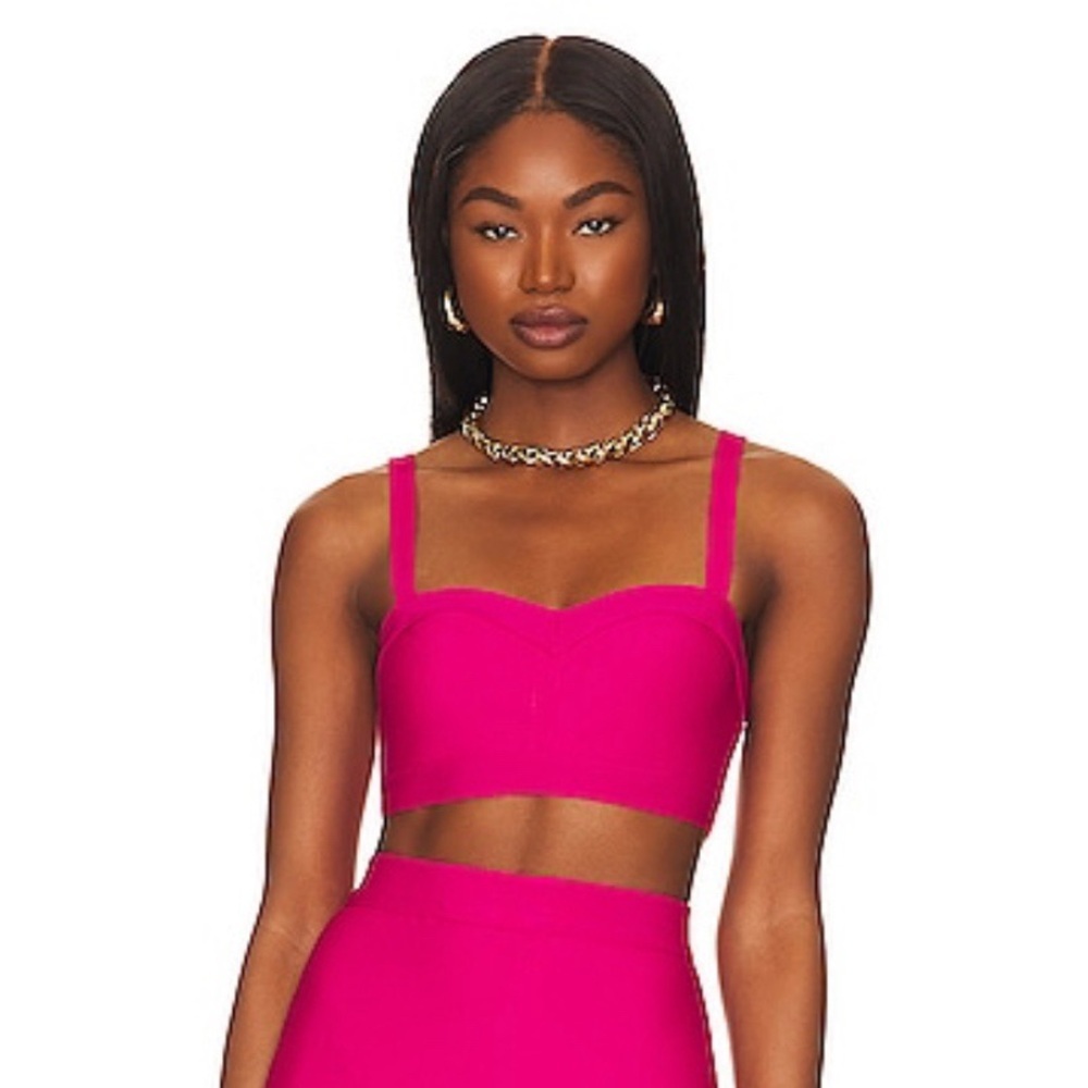 Superdown Emilia Top in Pink Size XS